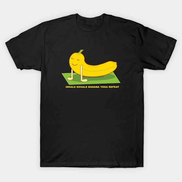 Banana Yoga T-Shirt by V-Rie